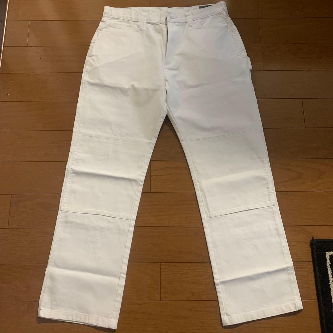 ディッキーズ ダブルニーペインターパンツ 白usa企画 Ｗ３２Ｌ30新品未使用