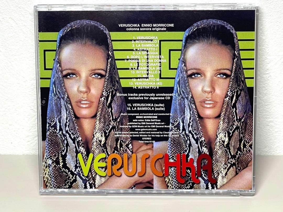 美品 CD ヴェルーシュカ /エンニオ・モリコーネ サウンドトラック