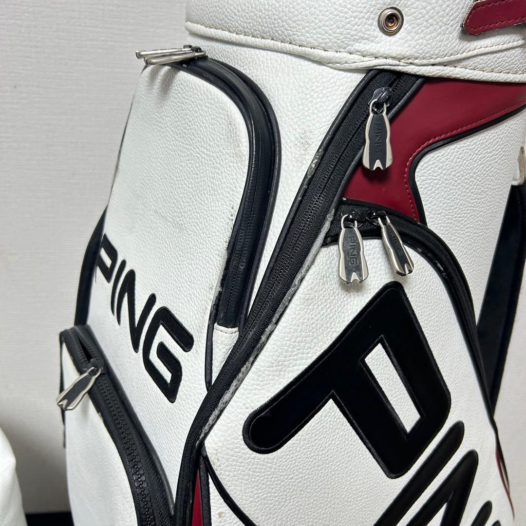 PING ツアー仕様 キャディバッグ 9.5インチ プロモデル 3点式ベルト