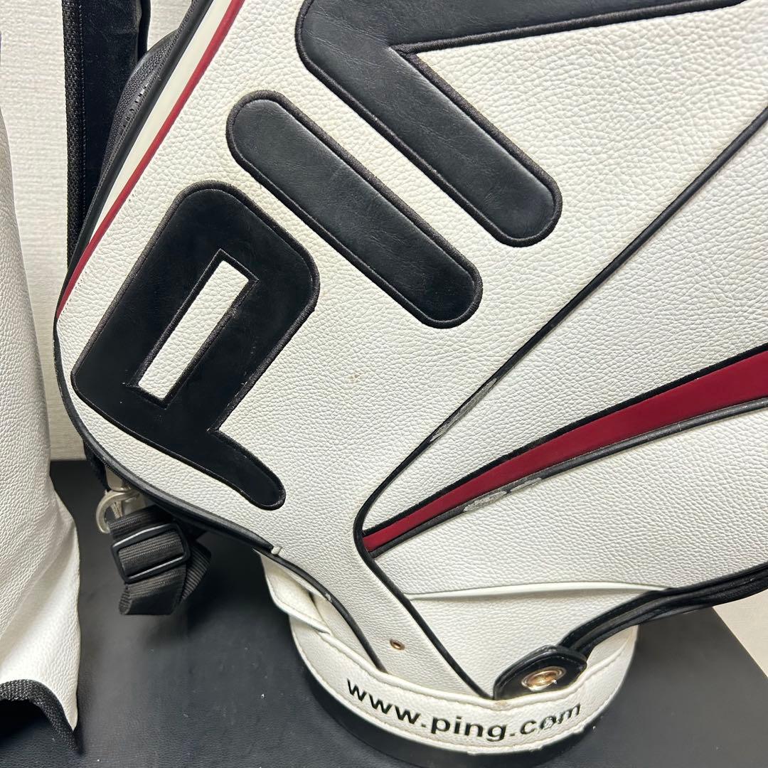 PING ツアー仕様 キャディバッグ 9.5インチ プロモデル 3点式ベルト