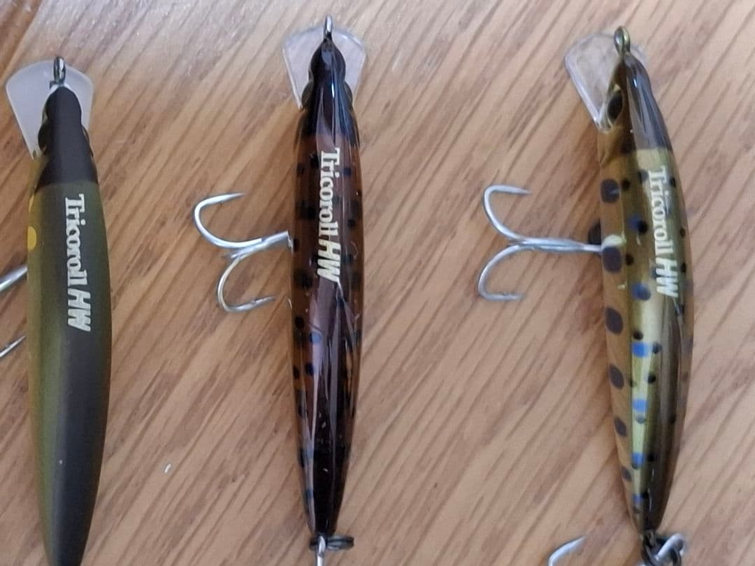 渓流ミノーセット　ケース付き　トリコロール　メテオーラ　もののふ　アレキサンドラ