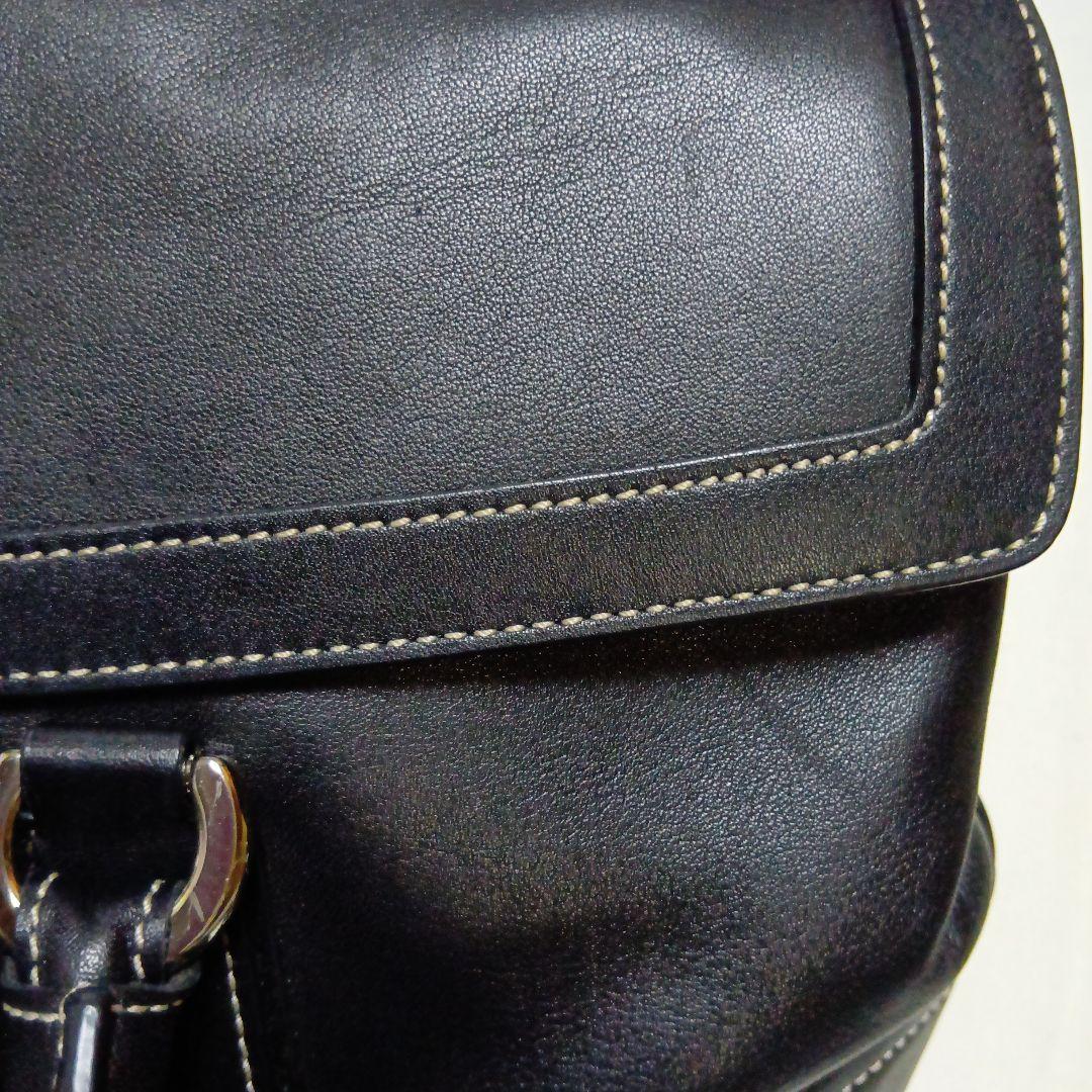 COACH ブラックレザーバッグ