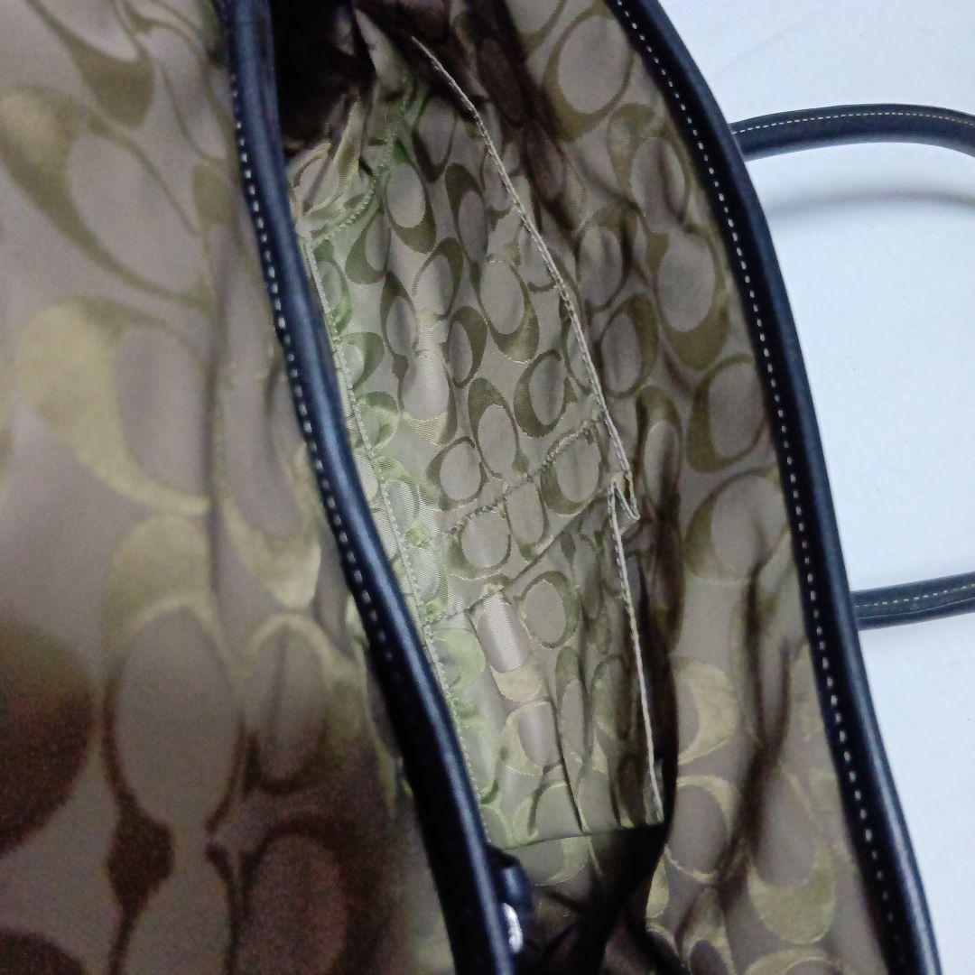 COACH ブラックレザーバッグ