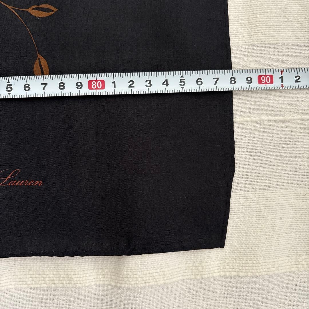 ラルフローレン　シルク　スカーフ　RALPH LAUREN 花柄　SILK 絹