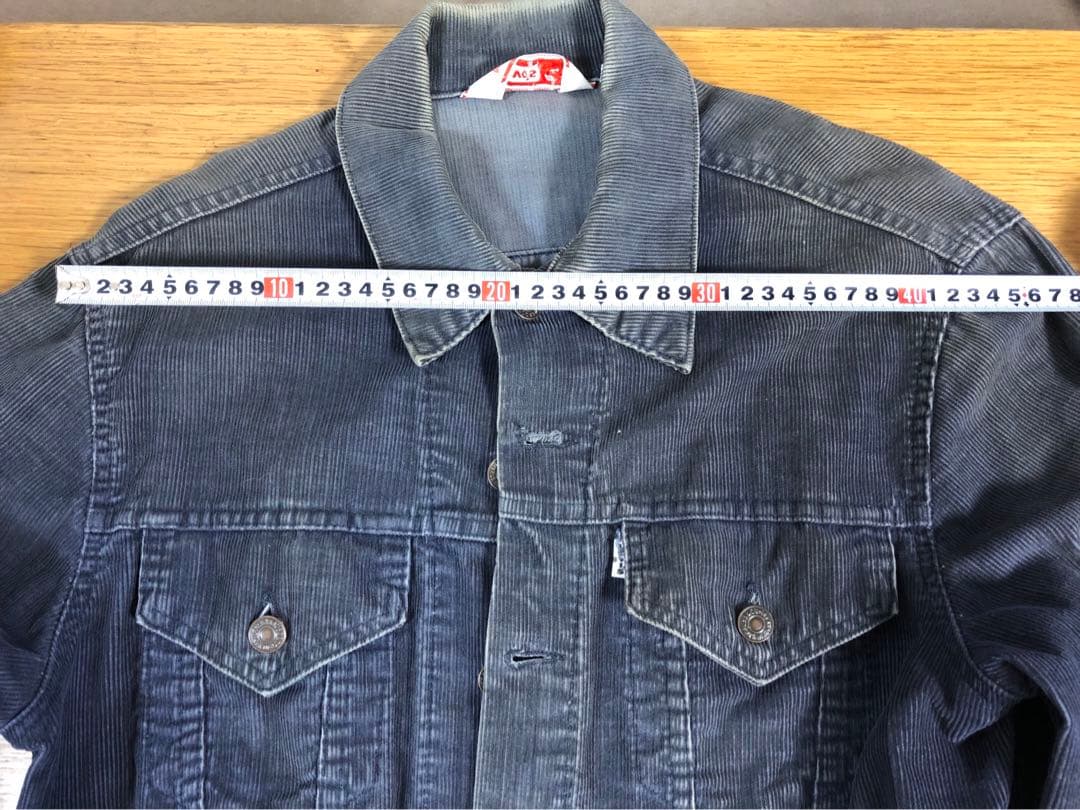 リーバイス　LEVI’S コーディロイ　ジャケット ネイビー　ヴィンテージ