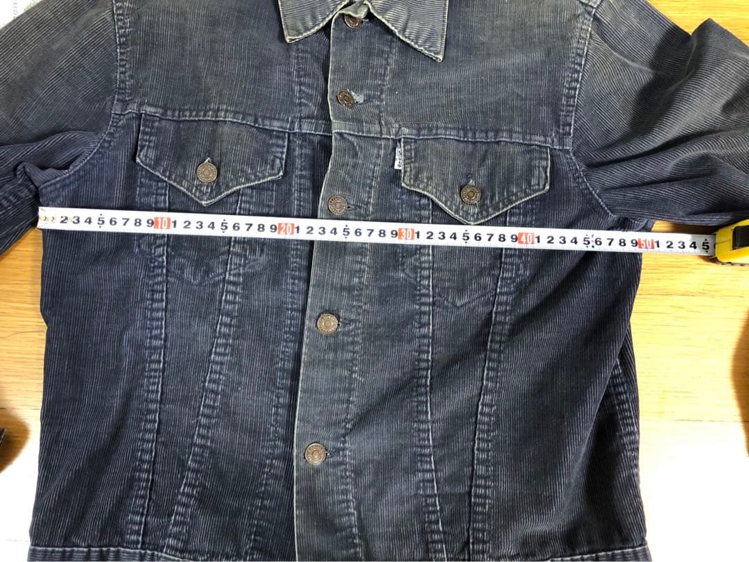 リーバイス　LEVI’S コーディロイ　ジャケット ネイビー　ヴィンテージ