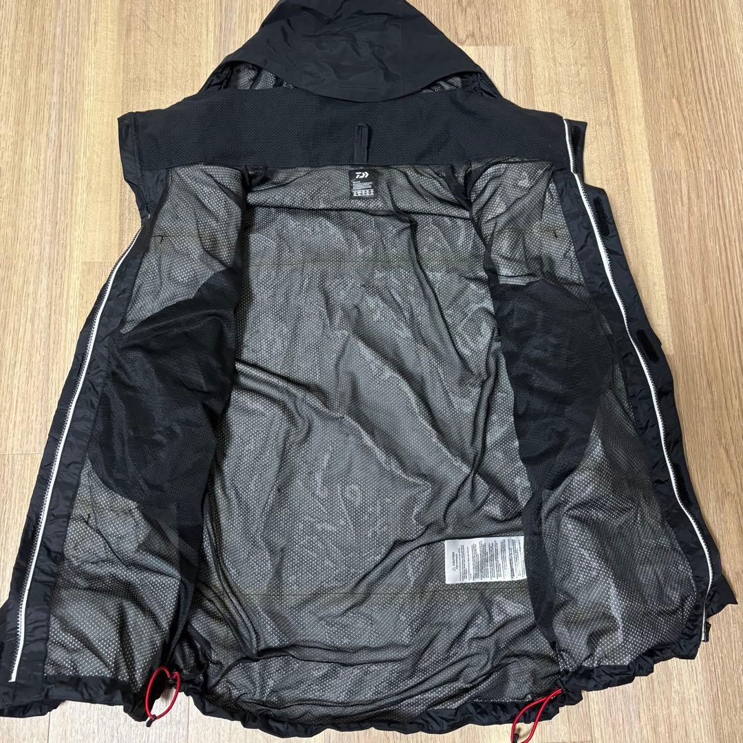 【未使用品級】上下セットDAIWA レインマックスR レインスーツ 黒 2XL