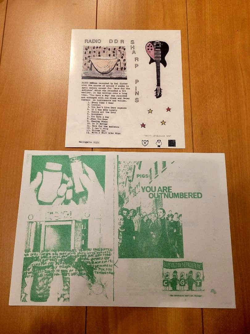 SHARP PINS 日本特別盤サイン入レコード BIGLOVE RECORDS