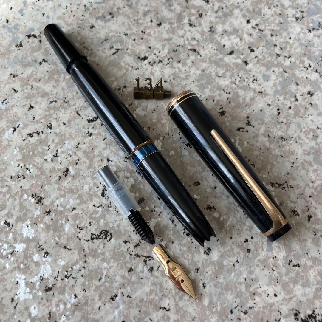 #134 洗浄済み 万年筆 モンブラン MONTBLANC No24 14k