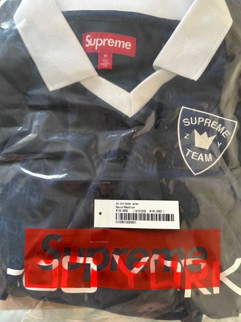 Supreme × ZOO YORK Soccer Jersey ネイビー 新品