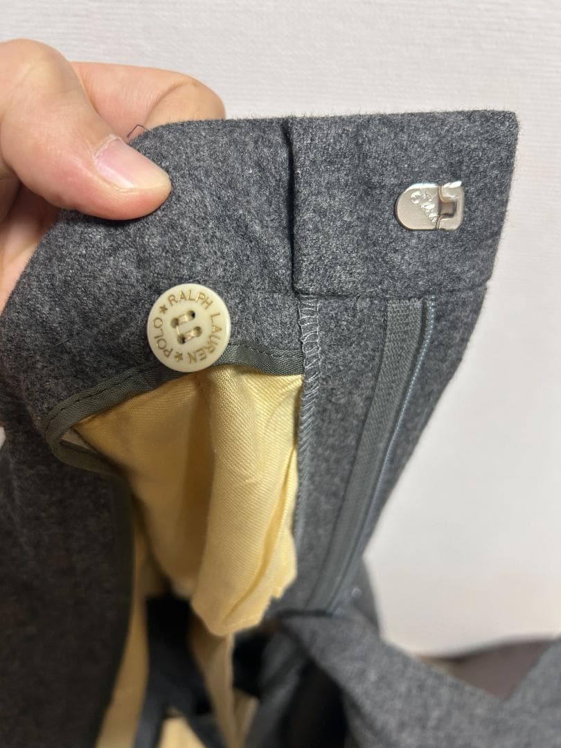 POLO RALPH LAUREN グレー スラックス