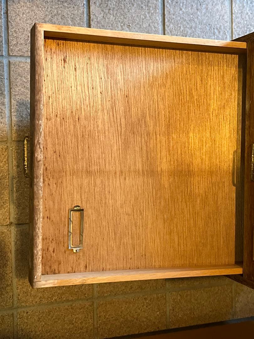 昭和レトロ　木製引き出し　レターケース　書類ケース　10段　A4 アンティーク