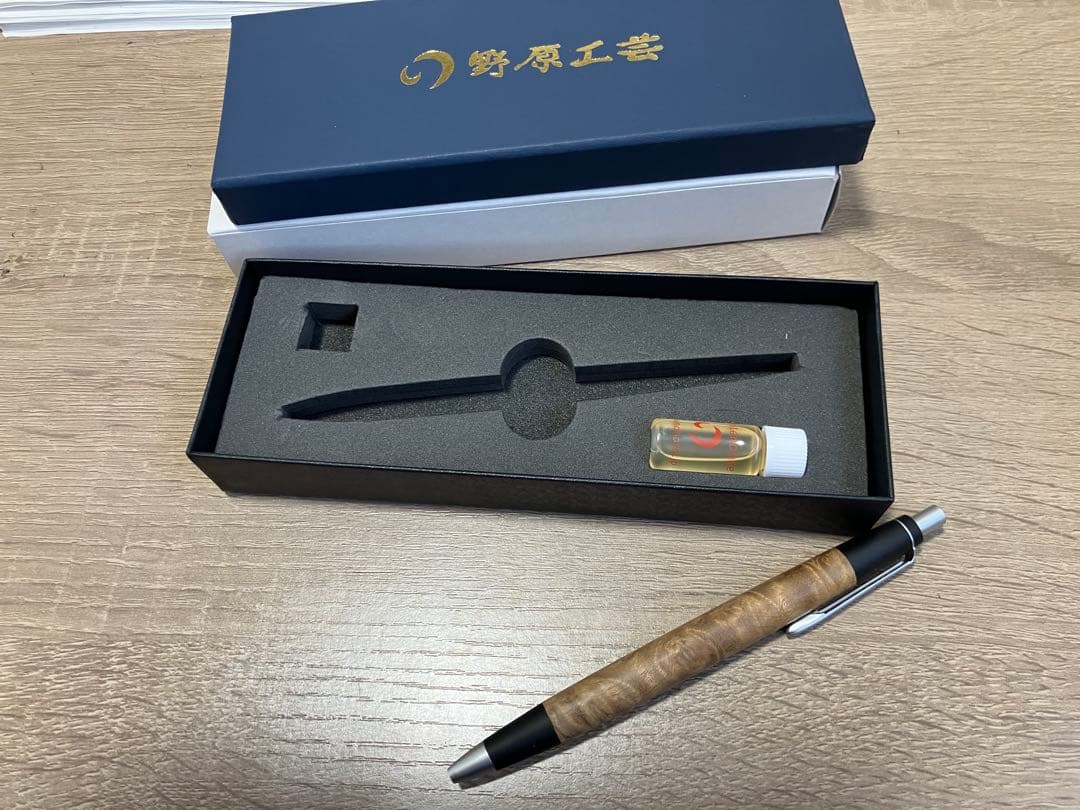 野原工芸　マーブルウッド　ボールペン　旧型