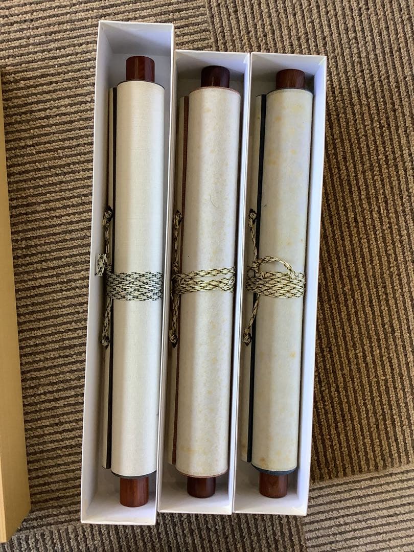 色紙掛　掛軸タイプ　3本　色紙掛け　茶道具