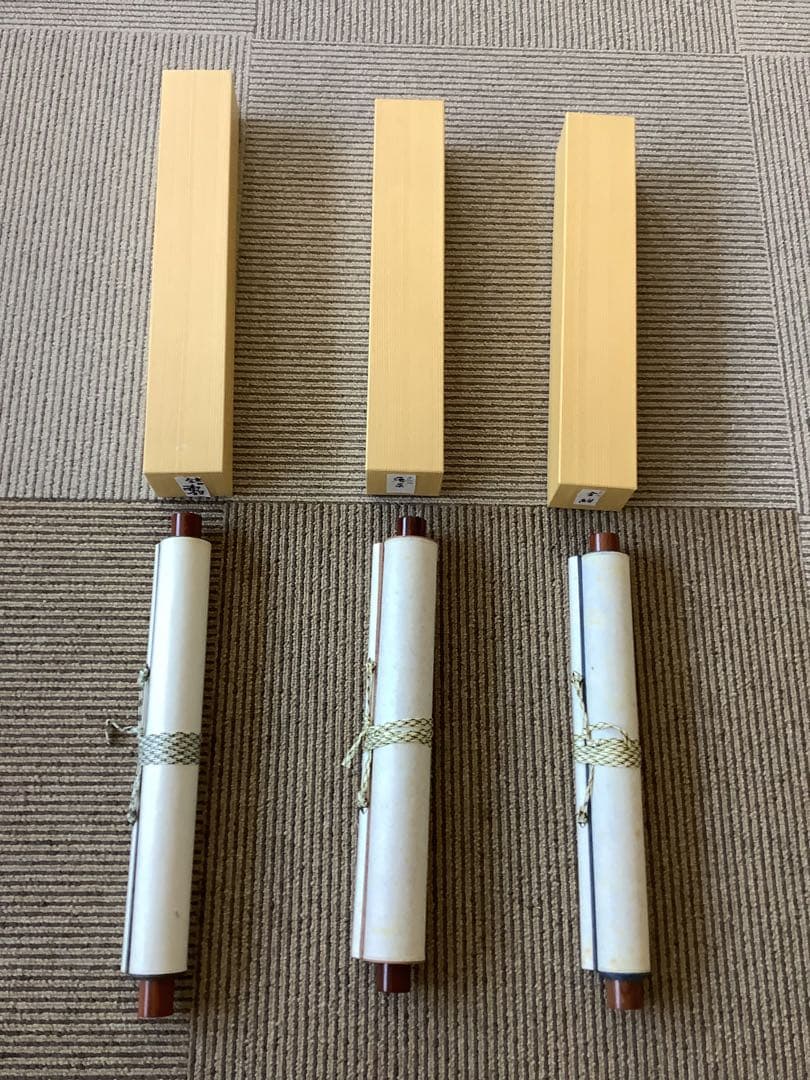 色紙掛　掛軸タイプ　3本　色紙掛け　茶道具