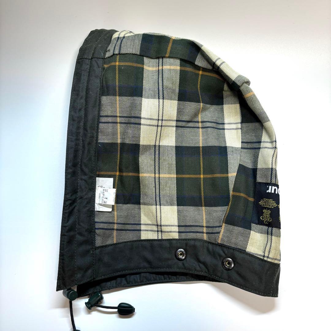 【未使用】Barbour バブアー ワックスドコットンフード