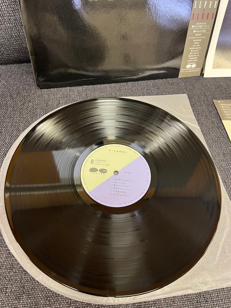 ALFEE LP邦楽　帯付 C28A-0257 1983年 初回盤 ハガキ付