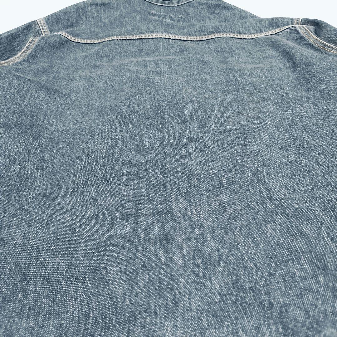 【美品】ステューシー　Stussy　厚手　デニムジャケット　L　ブラック