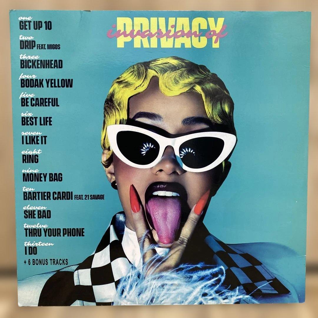 Cardi B Privacy クリア盤レコード2LP