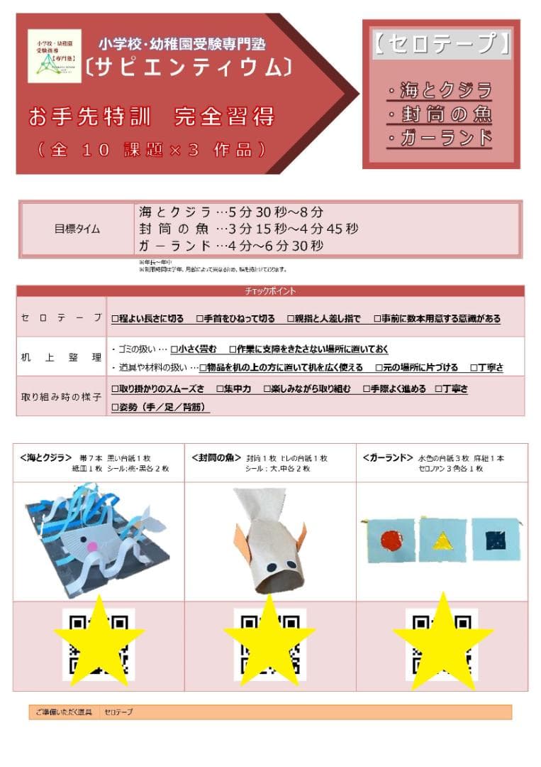 【計30作品】制作・巧緻性10課題_完全習得キット