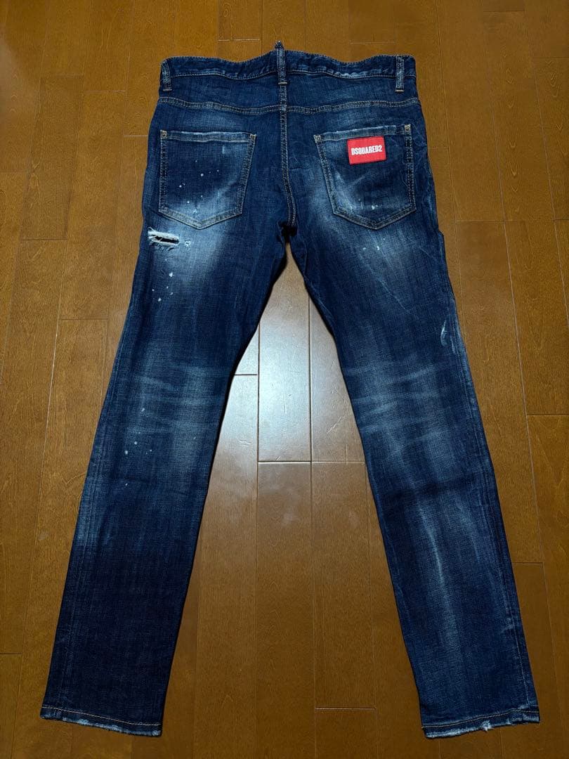【美品 レア 完売品】DSQUARED2 SKATER スケーター 48 濃紺