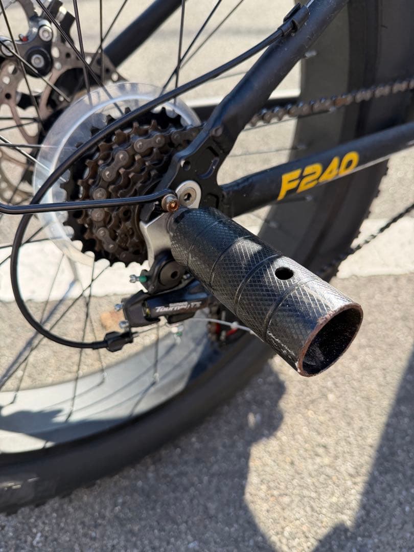 ファットバイク極太タイヤ　マッドブラック　引き取り限定　値下げしました