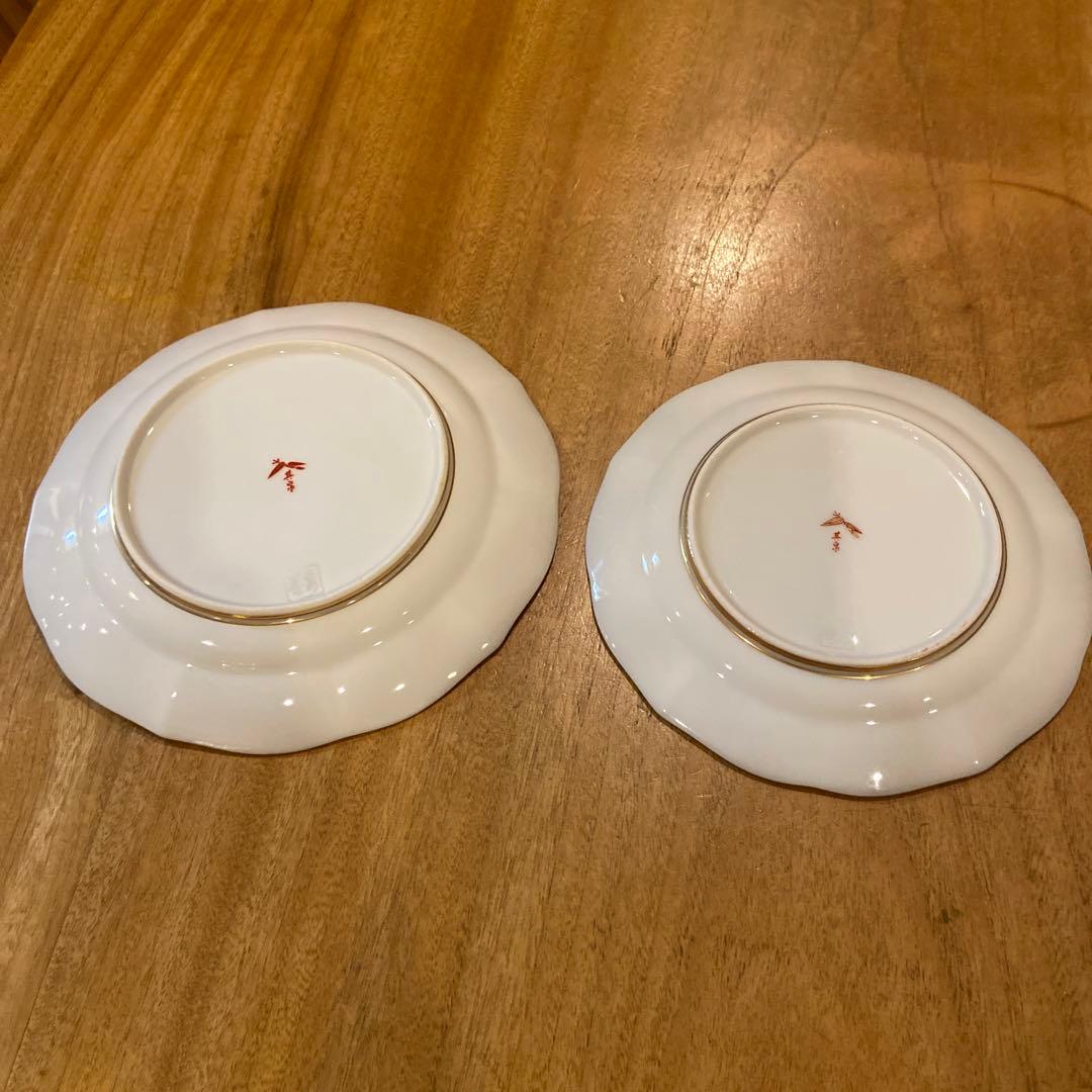 有田焼其泉窯古伊万里琳派絵付皿二枚