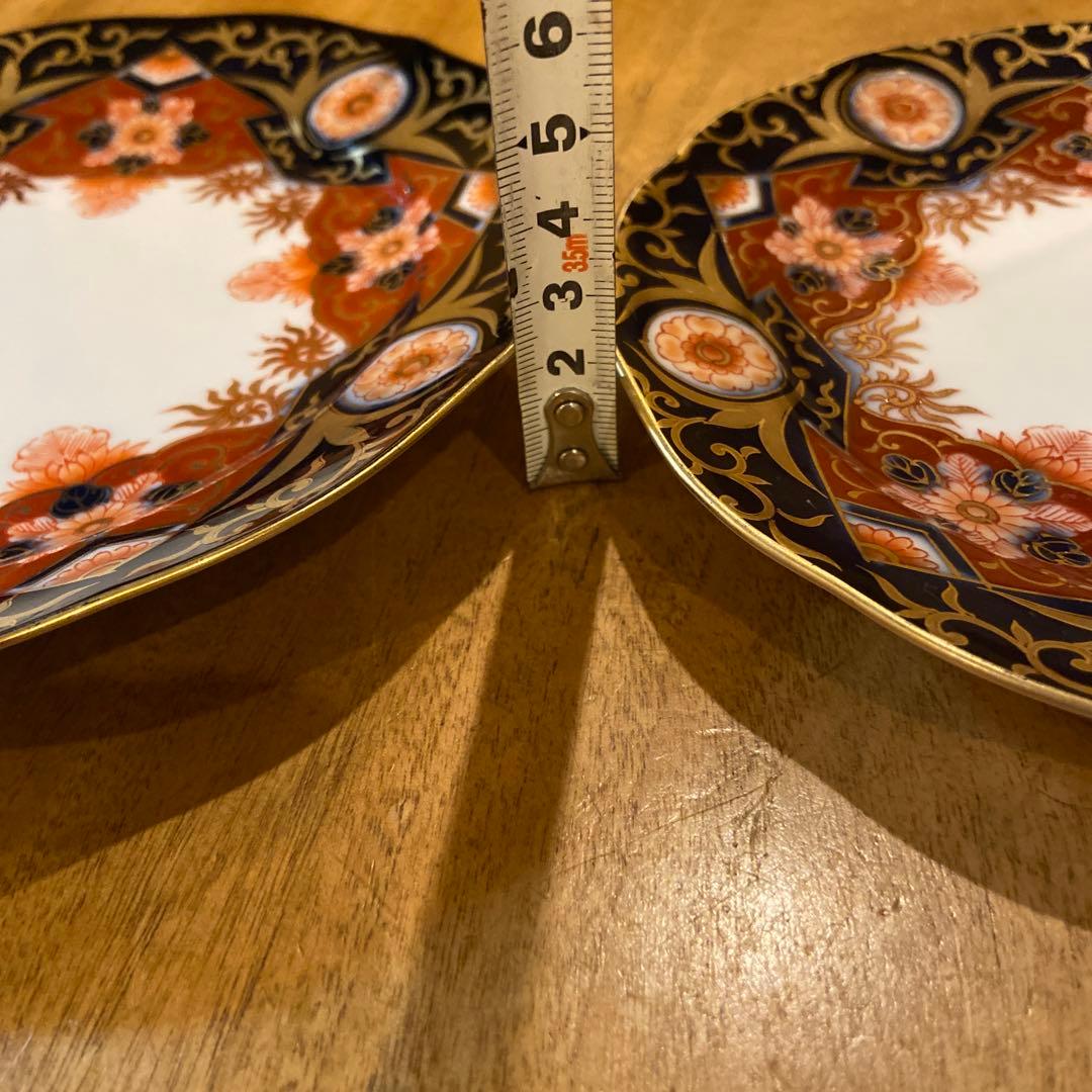 有田焼其泉窯古伊万里琳派絵付皿二枚