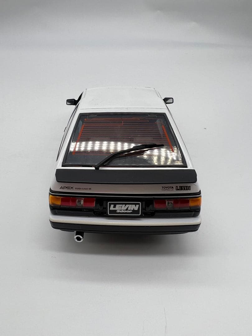 No287 ミニカー1/24 ハチロク 86 トレノ レビン 2台口