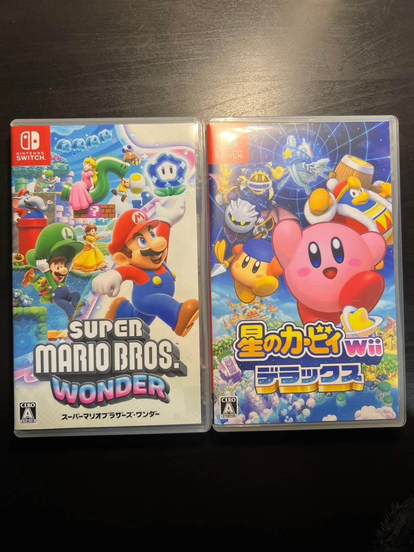 【人気2本セット】スーパーマリオ ワンダー＋星のカービィWiiデラックス
