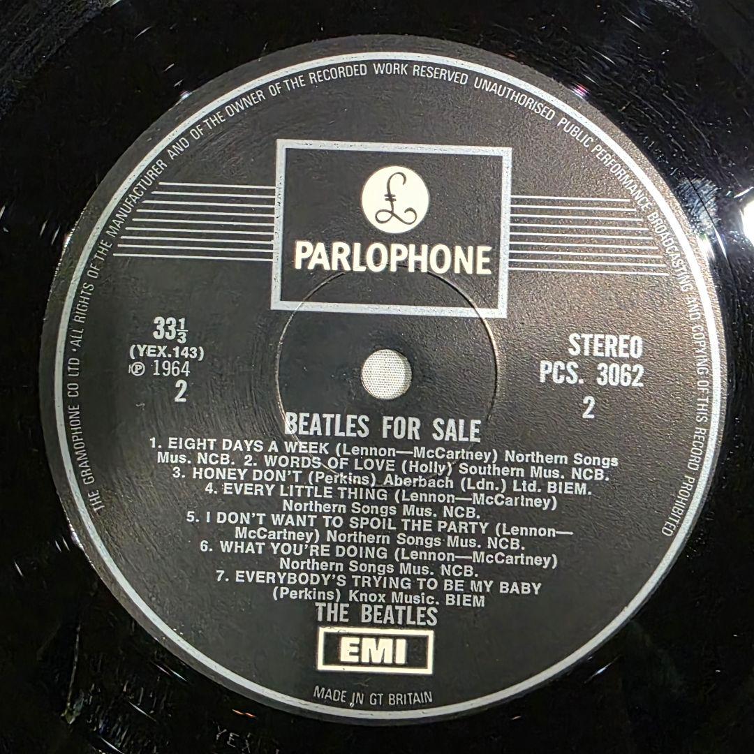UKオリジナル ビートルズ「Beatles For Sale」ステレオ盤