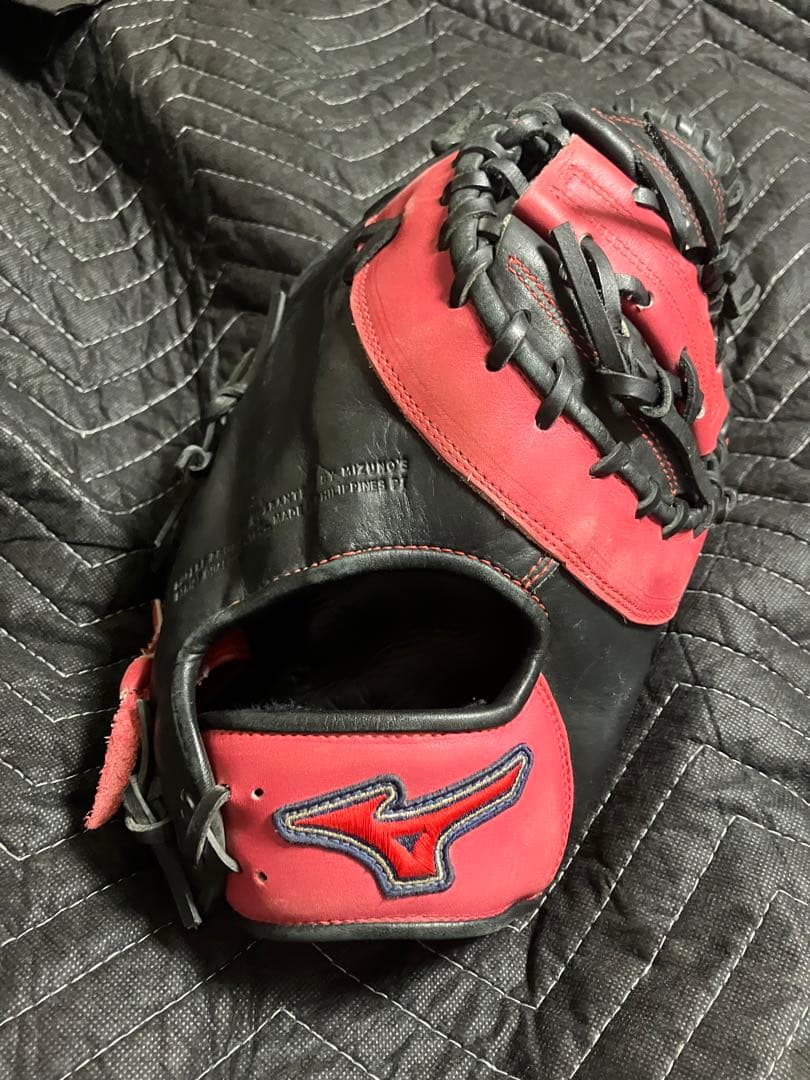 美品Mizuno ファーストミット　軟式　ソフトボールキャッチャーミット