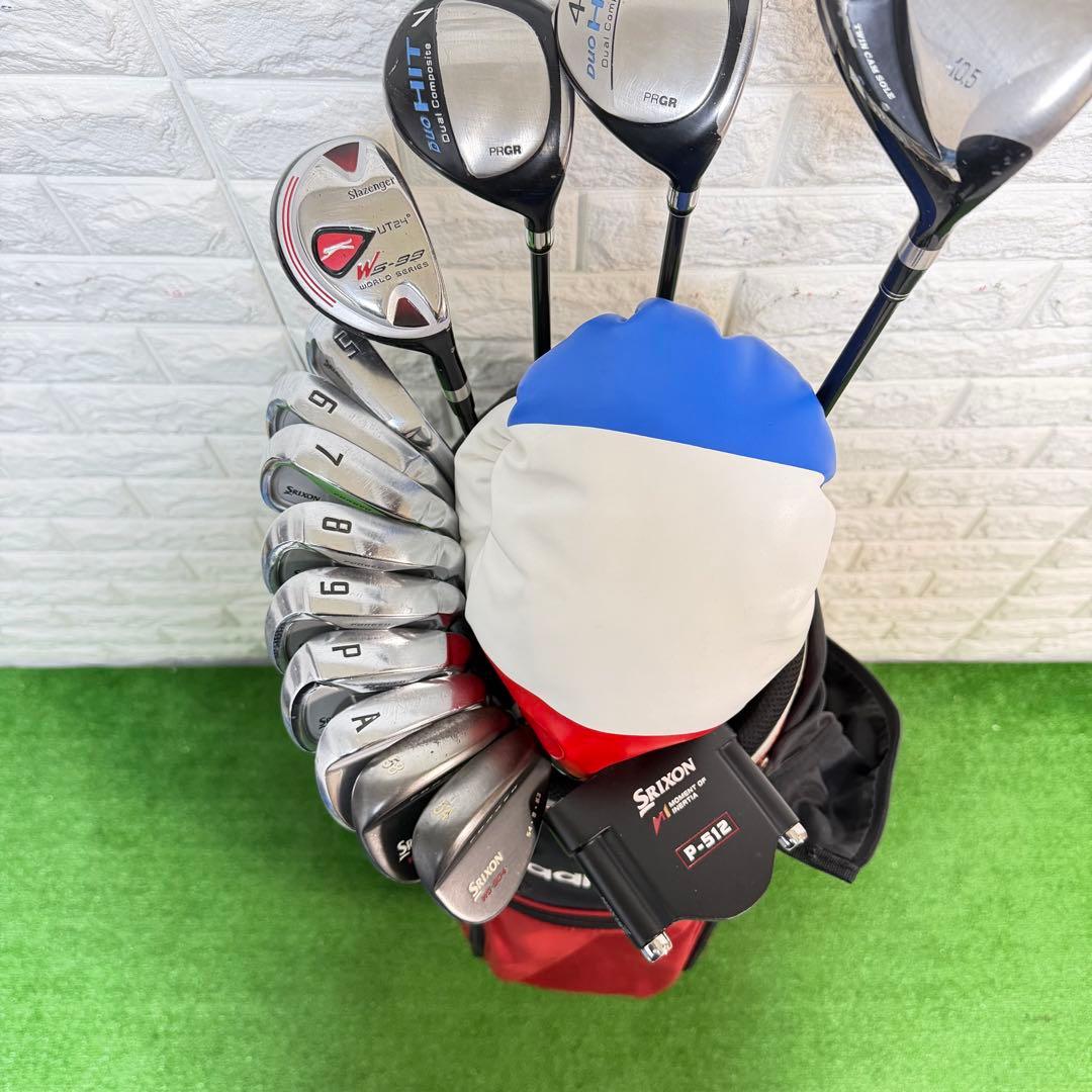ゴルフセット　豪華　SRIXON 完全ラウンド仕様　右打ち　飛距離抜群　すぐ使用