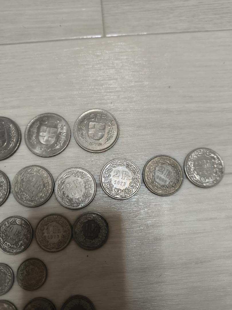 スイス 貨幣 約40枚セット 43フラン分