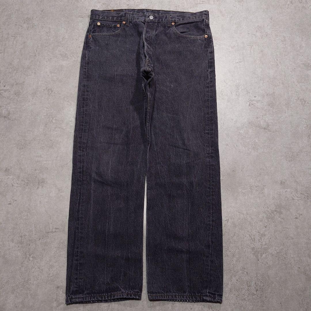 90s Levi's 先染めブラック 501 USA製 W38 ヴィンテージ