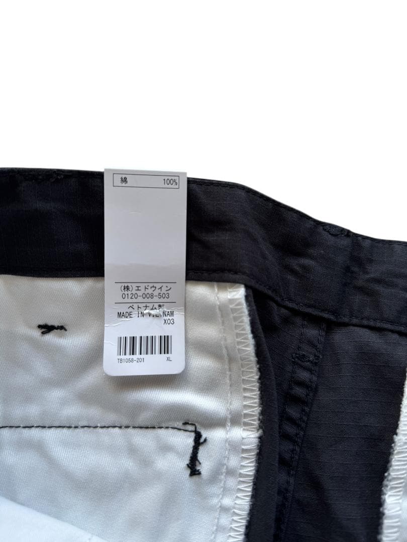 新品 ALPHA INDUSTRIES ミリタリー カーゴパンツ ブラック XL