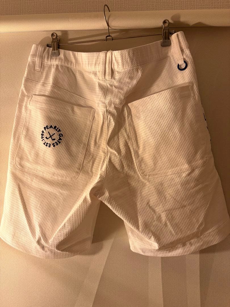 PEARLY GATES チェック柄ホワイトパンツ size5