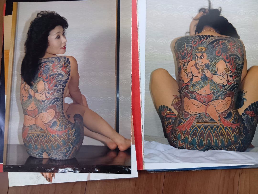 「刺青妖花」　 日本の刺青文化写真集　入墨　★中綴じほつれあり→写真見て★