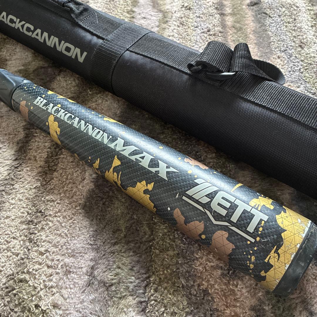 ZETT BLACKCANNON MAX 84cmバット&専用バットケースセット