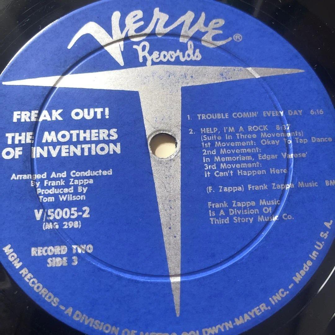frank zappa freak out! us オリジナル　mono レア
