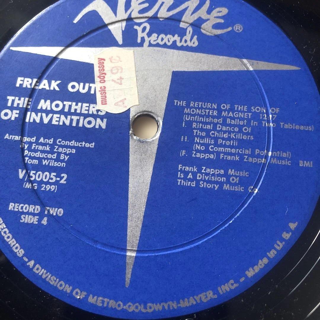 frank zappa freak out! us オリジナル　mono レア