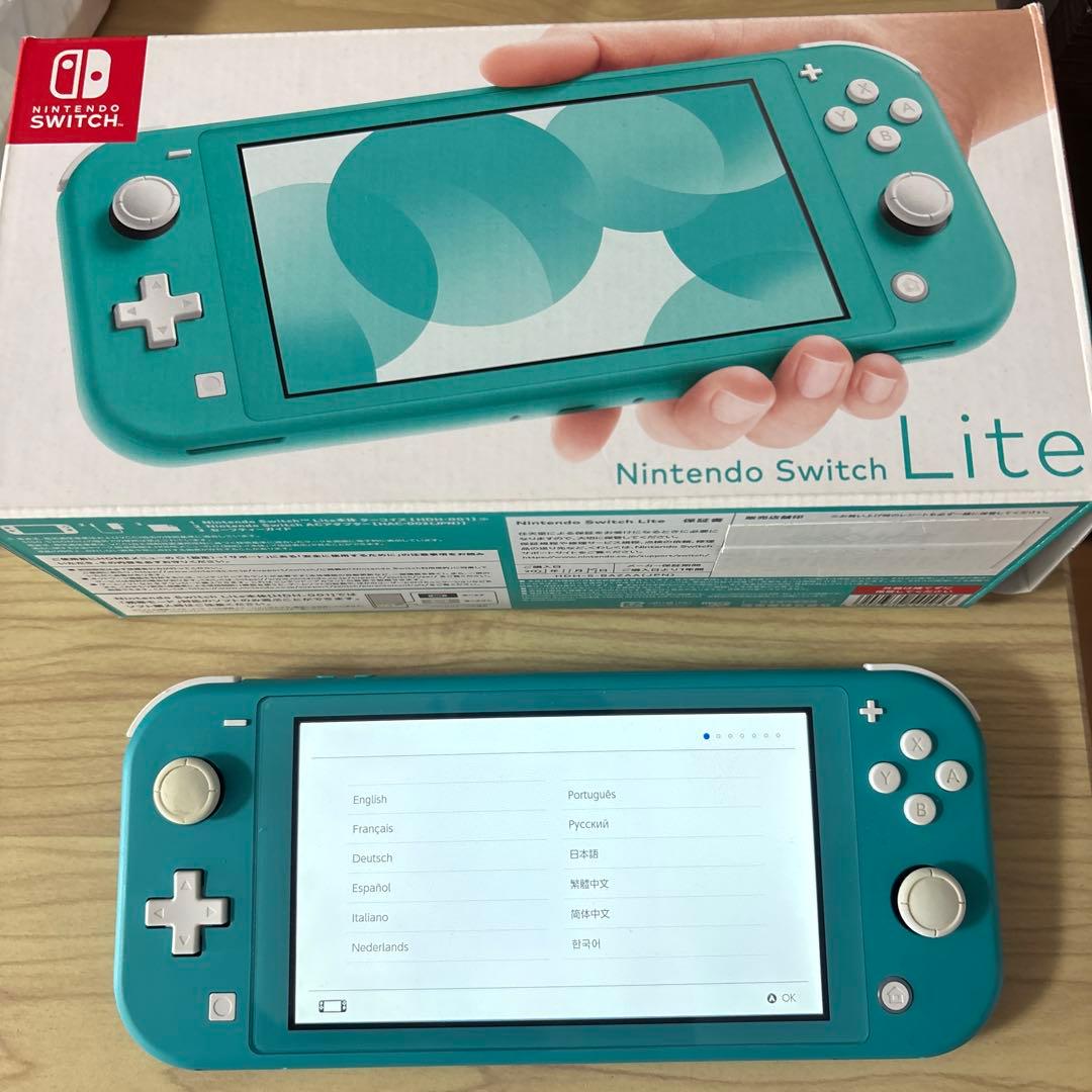 Nintendo Switch Lite 本体（ターコイズ）＆ポケモンケース