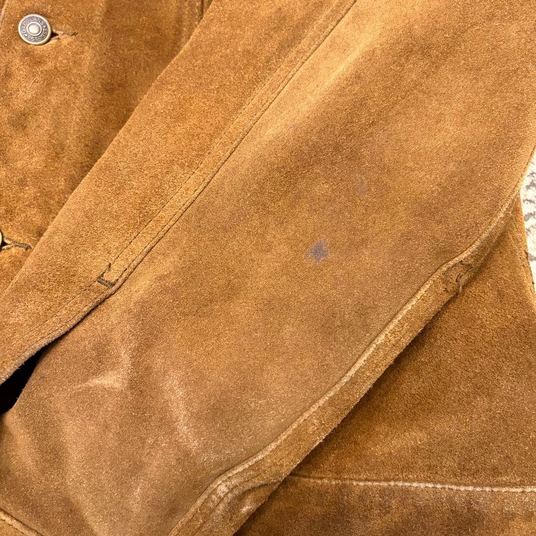 GAP BLUE JEANS スエードトラッカージャケット L ヴィンテージ