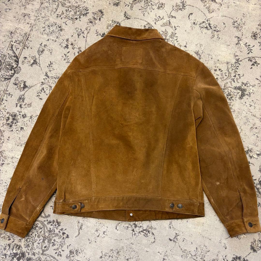 GAP BLUE JEANS スエードトラッカージャケット L ヴィンテージ