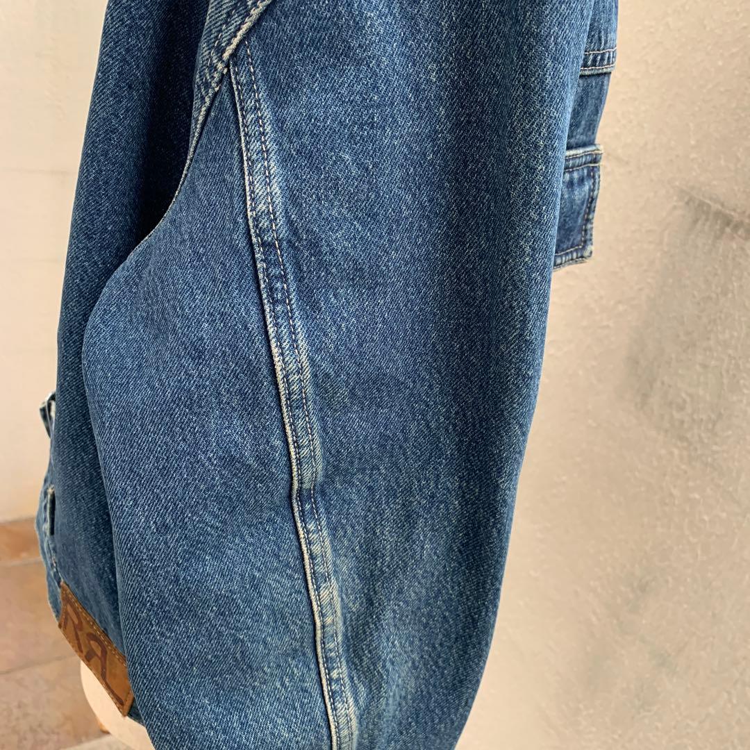 RRL 三ツ星 デニムジャケット 裏地チェック USA製 M
