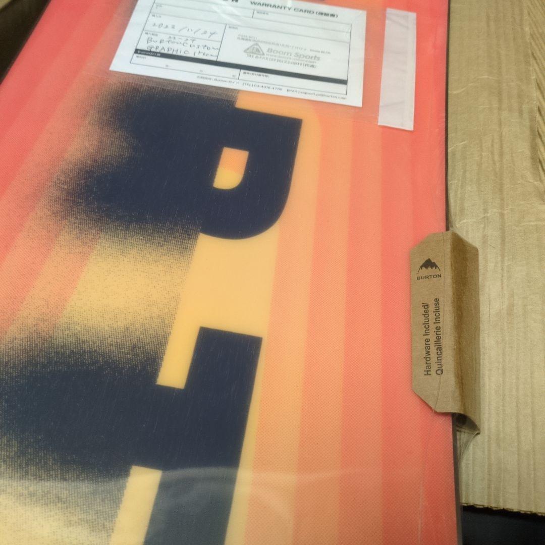 Burton custom156 キャンバー 新品未使用品