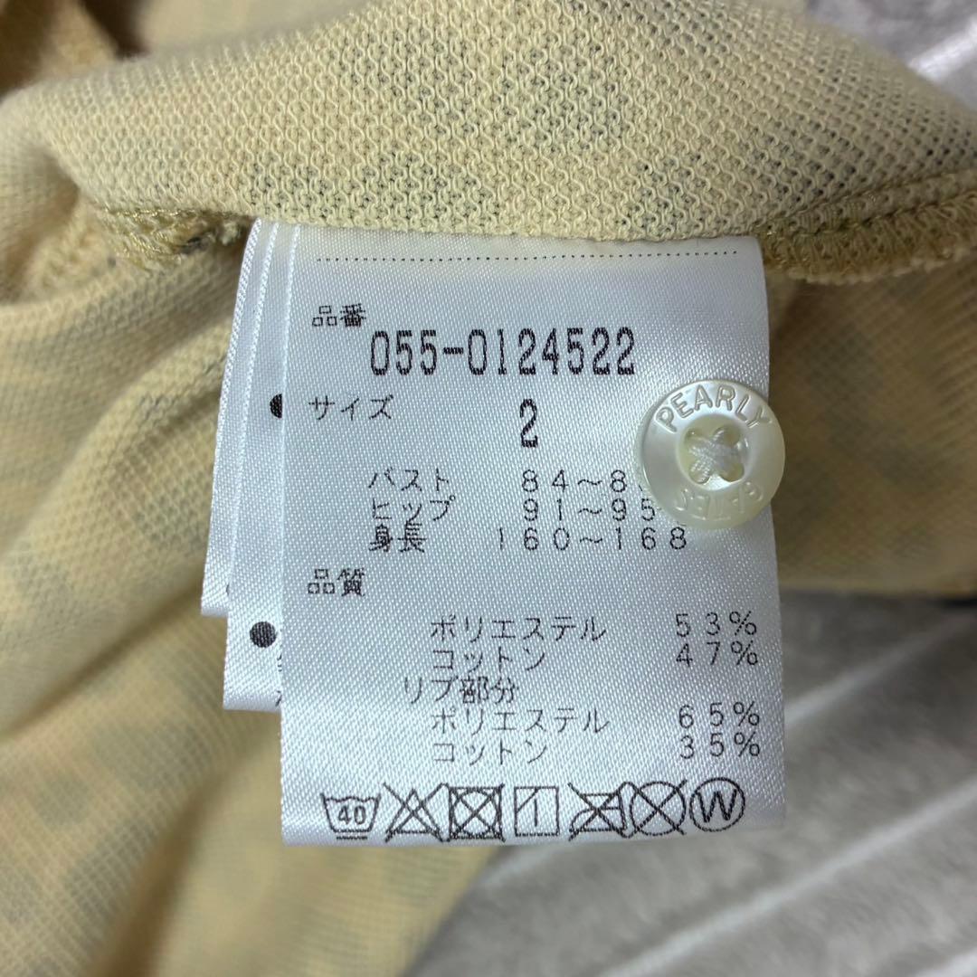 パーリーゲイツ　レオパード　半袖　ワンピース　サイズ2（L相当）　ゴルフウェア