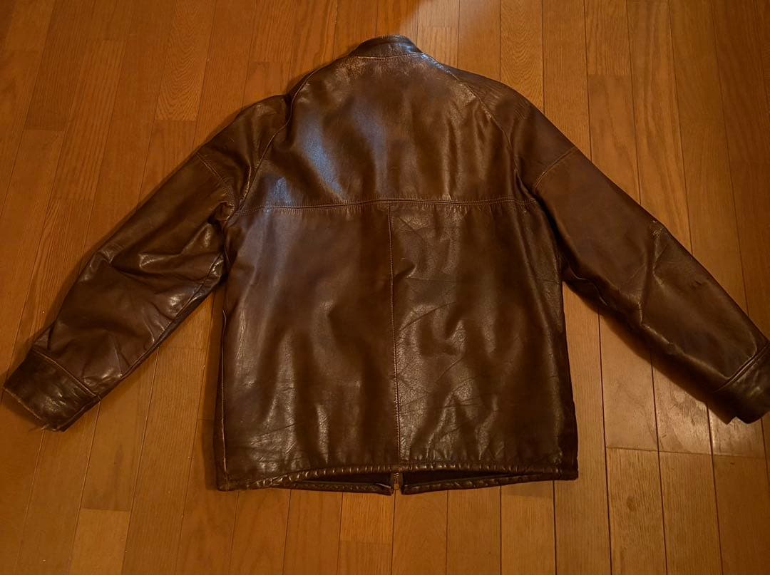 Wickfield Sportswear レザージャケット ブラウン