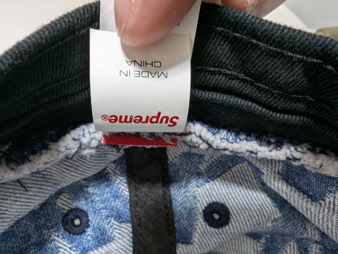 帽子 Supreme Jacquard Denim Crusher Hat