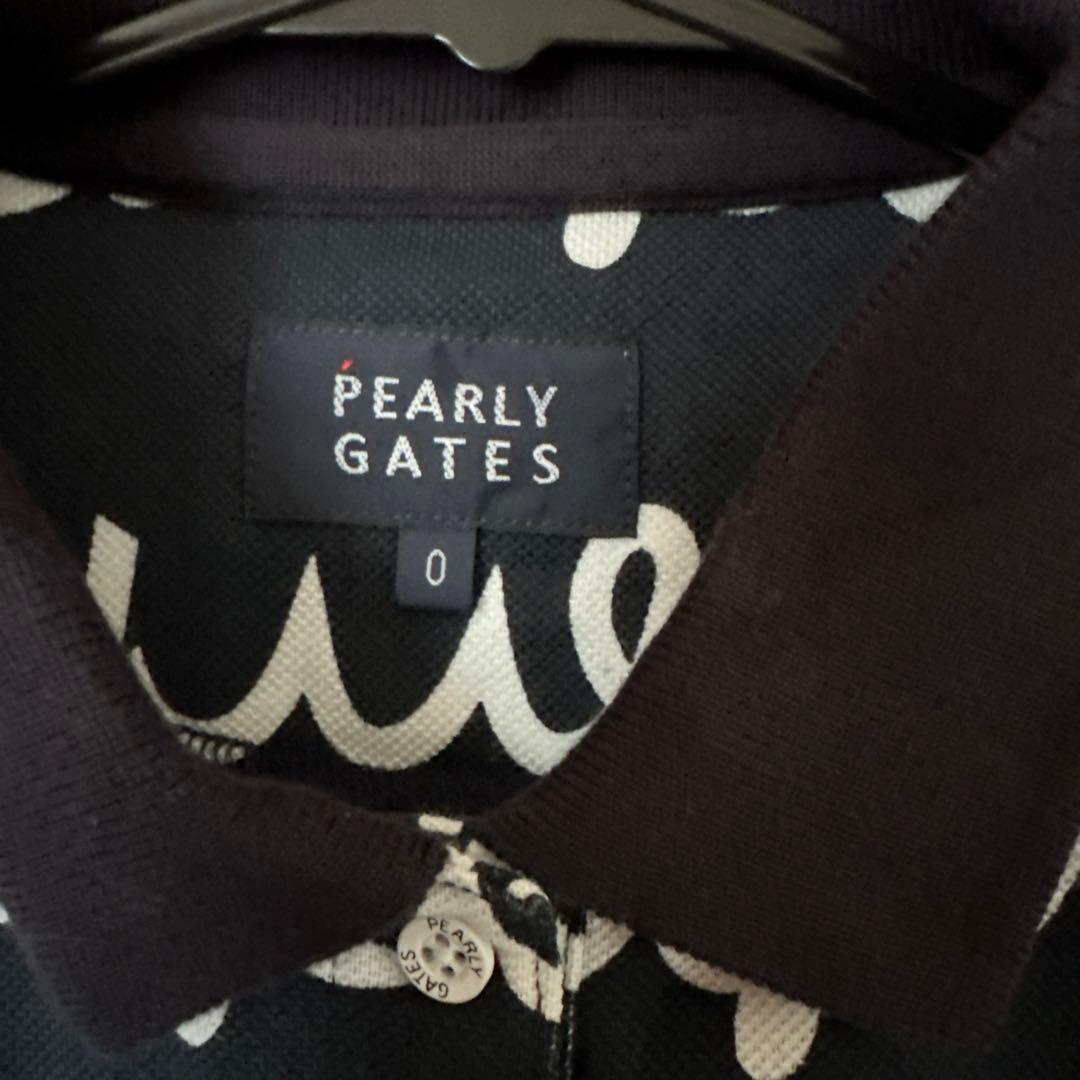 PEARLY GATES 半袖シャツ サイズ0 ネイビー